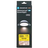  Aigostar-set 3x LED kupatilska ugradna svetla 4,8W/230V 3000K IP65 crna | Eponuda.com