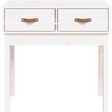  Konzolni stol bijeli 76 5 x 40 x 75 cm od masivne borovine | shoptok.hr