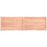 Stolna Mizna plošča svetlo rjava 180x50x6 cm obdelana trdna hrastovina, (20818063) | Shoptok.si