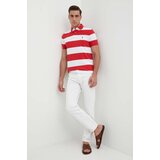 Polo Ralph Lauren Pamučna polo majica boja: crvena, s uzorkom | shoptok.hr