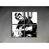  Ručno slikane slike na platnu na platnu POP Art Paul Weller 4-dijelna () | shoptok.hr