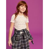 Sinsay Pamučne majice s dekorativnim volanima 3 pack | shoptok.hr
