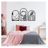 WALLXPERT Zidna dekoracija Memorie Trio B, 69 x 40 cm, Crna | Eponuda.ba
