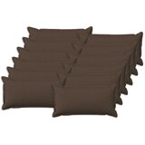  Jastuk s jastukom HOUTEN 12 kom. Sivosmeđa Umjetni lan - Sivosmeđa 40 x 80 cm 12 | shoptok.hr