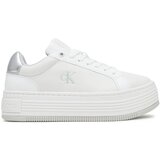 Calvin Klein Jeans Superge Bold Flatf Low Lace Mg YW0YW01766 Bela | Shoptok.si