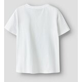 name it Majica 'NKMFRANS' smaragd / svetlo zelena / črna / bela | Shoptok.si