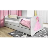 MID.YOU Dječji krevet Dreamy princeza s ružom 160x80 sa madracem s ladicom Bijela | shoptok.hr