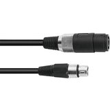 Omnitronic 30225600 XLR adapterski kabel [1x ženski konektor za zvočnike - 1x XLR vtičnica 3-polna] 1.00 m črna, (20428055) | Shoptok.si