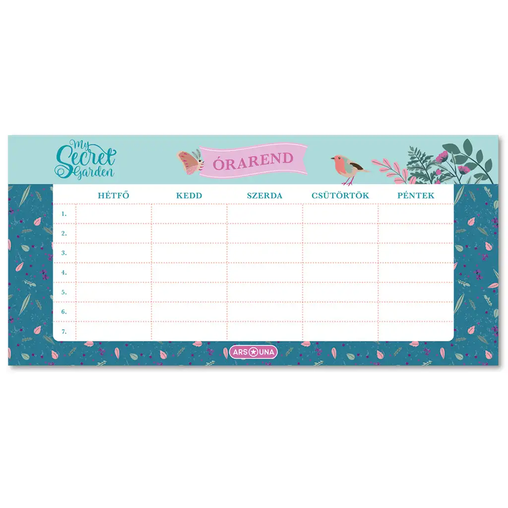 Ars Una my secret garden dvostruki raspored sati | shoptok.hr