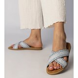 Gemre Blue braided women's flip-flops Ellinara | shoptok.hr