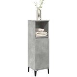 vidaXL Kopalniška omarica betonsko siva 30x30x100 cm inženirski les | Shoptok.si