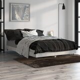  Okvir kreveta boja betona 120x190 cm od konstruiranog drva | shoptok.hr
