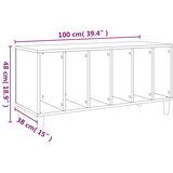 Ormarić za ploče boja hrasta 100x38x48 cm od konstruiranog drva | shoptok.hr