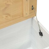 STORAGE box s ladicama Bijelo 90 x78 x 45 cm Čvrsto borovo drvo | Eponuda.com