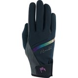 Roeckl Jahalne rokavice Jineta, black/rainbow - 7 | Shoptok.si