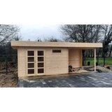 Male kuće Drvena vrtna kućica ORIENTAL 3 + SD300 380 × 260 cm sa šindrom | shoptok.hr