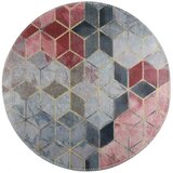 Vitaus Rožnata/svetlo siva pralna okrogla preproga ø 120 cm – | Shoptok.si