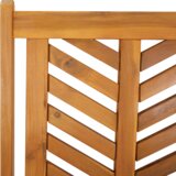 vidaXL Bistro set za vrt 3 pcs Smeđa Masivno bagremovo drvo | shoptok.hr