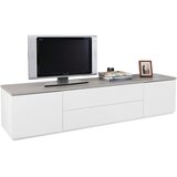 CARRYHOME nizka omarica siva, bela | Shoptok.si