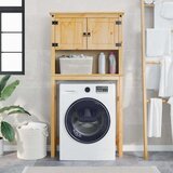 Maison Chic Kopalniška omarica - Kopalniški kabinet za pralni stroj Corona trdna borovina, (21794425) | Shoptok.si