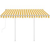  Automatska tenda na uvlačenje 3 5 x 2 5 m žuto-bijela | shoptok.hr