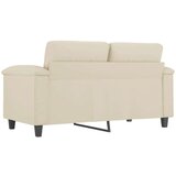 vidaXL Dvosed krem 120 cm umetno usnje | Shoptok.si