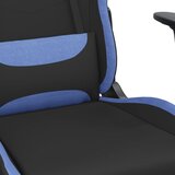  Masažna igraća stolica od tkanine crno-plava | Shoptok.si