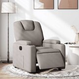 vidaXL električni naslanjač taupe blago | Shoptok.si