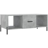 Maison Chic Klubska mizica - kavna mizica - Nizka mizica betonsko siva 102x50x40 cm inženirski les, (21754576) | Shoptok.si