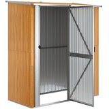  Vrtna kućica 180,5 x 97 x 209,5 cm Pocinčani čelik Drveni izgled | Eponuda.com