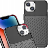 HURTEL THUNDER OVITEK OVITEK OHIŠJE ZADNJI OVITEK ZA IPHONE 14 ČRN, (21896351) | Shoptok.si
