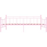  Okvir za dnevni ležaj ružičasti metalni 90 x 200 cm | shoptok.hr