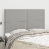  Uzglavlje svijetlosivo 144x5x118/128 cm tkanina | shoptok.hr