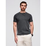Ombre Men's t-shirt with henley neckline | Shoptok.si