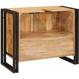 vidaXL Ormarić za umivaonik 71 x 33 x 58 cm Čvrsto drvo manga, željezo | shoptok.hr