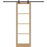 vidaXL Klizna vrata s setom hardvera 78x232 cm od punog borovog drva | shoptok.hr