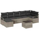  Set sofe s jastukom 9 pcs Svjetlosiva poliratan | Eponuda.com