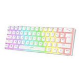  Gaming RAMPAGE RADIANT K11 white, blue switch, Type-C, RGB, US Layout, pudding keycaps | Eponuda.ba