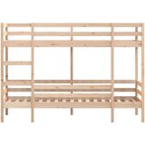  Krevet na kat 90 x 190 cm od masivne borovine | shoptok.hr