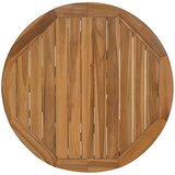  Vrtni stol Ø109x74 cm Masivno tikovino | shoptok.hr