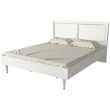 Kalune Design Ravenna - White WhiteGold Double Bedstead Cene