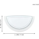 Eglo planet 1 zidna lampa/1 bela Z6DXGMR | Eponuda.com