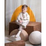 Wigiwama Rjav otroški tabure iz rebrastega žameta Rainbow – | Shoptok.si