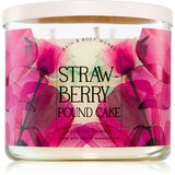Bath & Body Works Strawberry Pound Cake mirisna svijeća 411 g Cijene