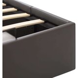  Hidraulični okvir za krevet od umjetne kože sivi 120 x 200 cm | shoptok.hr