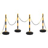  Set stupova s lancima 10 m plastični lanac | shoptok.hr
