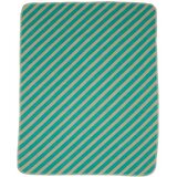 David Fussenegger Otroška odejica JUWEL - diagonalne črte - verde mare | Shoptok.si