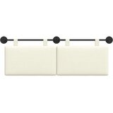  Držeće uzglavlje Zidne Krema 150 x 55 x 5 cm Kordura tekstil - Krema 140 cm bez LED | shoptok.hr