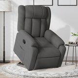 Maison Chic Naslanjač - Relax naslanjač s funkcijo vstajanja temno sivo blago, (22040139) | Shoptok.si