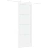  Klizna vrata Bijela 83 x 232 cm Masivna borovina | shoptok.hr